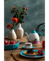 Protea New Bone China 4 Parça 2 Kişilik Kahve Fincan Takımı Mavi