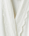 Pure Lace Pamuk Bornoz S-M Beyaz