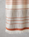 Pure Natural Pamuklu Peştamal 90x150 cm Açık Bej-Kiremit