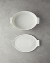 Pure New Bone Oval Fırın Tenceresi 29x19x7,5 cm Beyaz