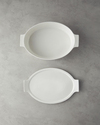 Pure New Bone Oval Fırın Tenceresi 34,5x23x7,5 cm Beyaz