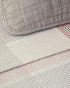 Pure Plaid Baskılı Tek Kişilik Pike Pembe