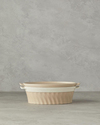 Pure Stoneware Oval Fırın Tenceresi 28x17,8x8 cm Krem