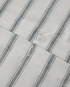 Pure Stripe İpliği Boyalı Çift Kişilik Nevresim Takımı 200x220 cm Yeşil