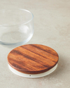 Pure Wooden Borosilikat Kavanoz 1000 ml Şeffaf