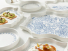 Puzzle New Bone China 4 Kişilik Sofra Seti 9 Parça Lacivert