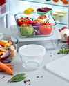Pyrex Cook&Freeze Cam Dikdörtgen Kapaklı Saklama Kabı 1,6L Renksiz
