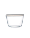 Pyrex Cook&Freeze Cam Yuvarlak Kapaklı Saklama Kabı 0,6 L Beyaz