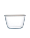 Pyrex Cook&Freeze Cam Yuvarlak Kapaklı Saklama Kabı 1,1 L Beyaz