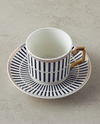Rabecca New Bone China Kahve Fincan Takımı 4 Parça 2 Kişilik Siyah