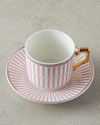 Rabecca New Bone China Kahve Fincan Takımı 4 Parça 2 Kişilik Pembe