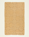 Rectangular Dekoratif Jüt Kilim Naturel