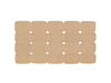 Rectangular Jüt Dekoratif Jüt Kilim Naturel