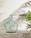 Recycled Demijohn Cam Vazo 29x29x42 cm Yeşil