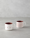 Remixy Seramik 2'li Çay Fincanı Takımı 184 ml Bordo