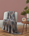Rena Ekose Baskılı Supersoft Tv Battaniye 120x160 cm GRİ-YEŞİL