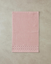 Retro Bloom Pamuklu Bordürlü El Havlusu 30x45 cm Pembe