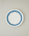 Retro Charm New Bone China Servis Tabağı 27 cm Beyaz - Mavi
