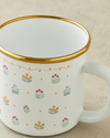 Retro Petite Emaye Kupa 350 ml Beyaz