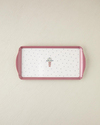 Retro Poppy Melamin Tepsi 37x18 cm Sarı