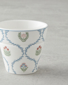 Retro Spring New Bone China Bardak 230 ml Beyaz - Mavi
