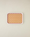 Retro Style Melamin Kaydırmaz Tepsi 20x28,5 cm Pembe