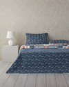Retro Tribute Çok Amaçlı King Size Yatak Örtüsü Takımı 240x220 cm Hardal
