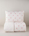 Ribbon Glow Kolay Ütülenir Tek Kişilik Nevresim Seti 160x220 cm Pembe