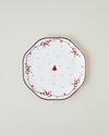 Ribbon Joy New Bone Pasta Tabağı 20 cm Kırmızı - Yeşil
