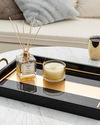 Rich Dekoratif Tepsi Siyah-Gold