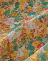 Ripple Bloom  Çift Kişilik Çok Amaçlı Örtü 200x220 cm Turuncu