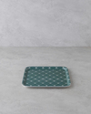 Rootix Melamin Kaydırmaz Tepsi 24x24 cm Yeşil