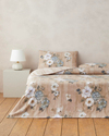 Rose Bright Dijital Baskılı Kolay Ütülenir  Tek Kişilik Nevresim Takımı 160x220 cm Kahverengi