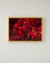 Rose Scent Cam Dekoratif Tepsi 30x42 cm Kırmızı