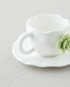 Rosea New Bone China 4 Parça 2 Kişilik Kahve Fincan Takımı 100 ml Pembe - Mint