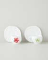 Rosea New Bone China 4 Parça 2 Kişilik Kahve Fincan Takımı 100 ml Pembe - Mint