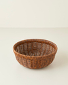 Roselle Plastik Rattan Sunumluk 26x10,5 cm Kahverengi
