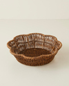 Roselle Rattan Sunumluk 25x6,5 cm Kahverengi