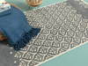 Rosilda Pamuklu Kilim Gri