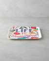 Rosy Life Melamin 2'li Tepsi 33-24 cm Renkli