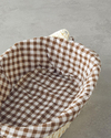 Rovella Kağıt Ekmek Sepeti 29x22x9,5 cm Krem