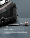 Rowenta Eco Steam Pro DG9661 Buhar Kazanlı Ütü 2800 W Siyah-Bej