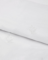 Royal Leafage Nakışlı Pamuk King Size Nevresim Takımı 240x220 cm Beyaz