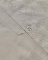 Royal Scroll Jakarlı Pamuk Saten Çift Kişilik Nevresim Takımı 200x220 cm Taş Rengi