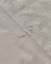Royal Scroll Jakarlı Pamuk Saten King Size Nevresim Takımı 240x220 cm Taş Rengi