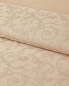 Royal Scroll Jakarlı Pamuk Saten King Size Nevresim Takımı 240x220 cm Antik Gold