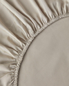 Royal Scroll Jakarlı Pamuk Saten King Size Nevresim Takımı 240x220 cm Taş Rengi