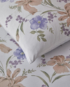 Rustic Blossom Pamuk Tek Kişilik Nevresim Takımı 160x220 cm Lila - Bej