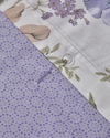 Rustic Blossom Pamuk Tek Kişilik Nevresim Takımı 160x220 cm Lila - Bej