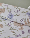 Rustic Blossom Pamuk Tek Kişilik Nevresim Takımı 160x220 cm Lila - Bej
